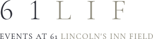 61LIF - 61 Lincoln's Inn Field - Conference Suite & Event Space Hire